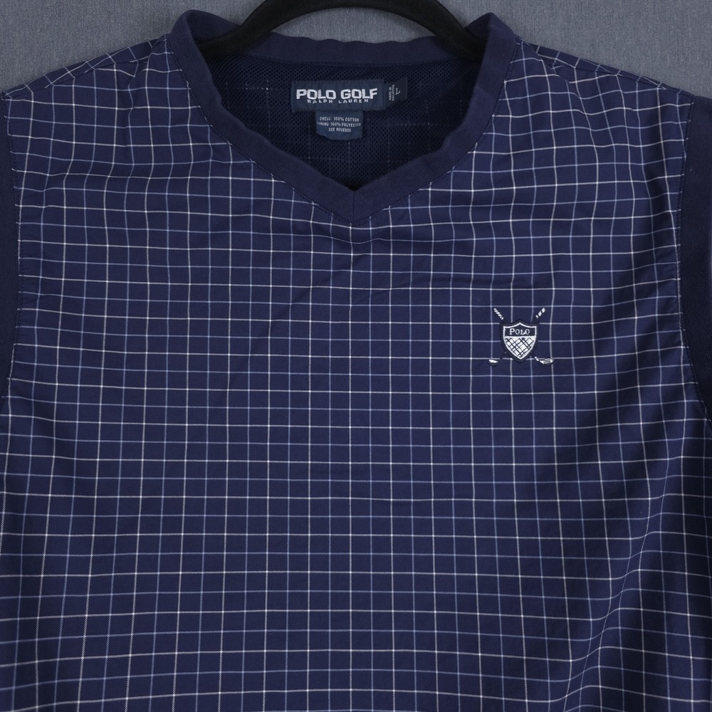 Ralph Lauren Polo Golf Navy Grid Vest